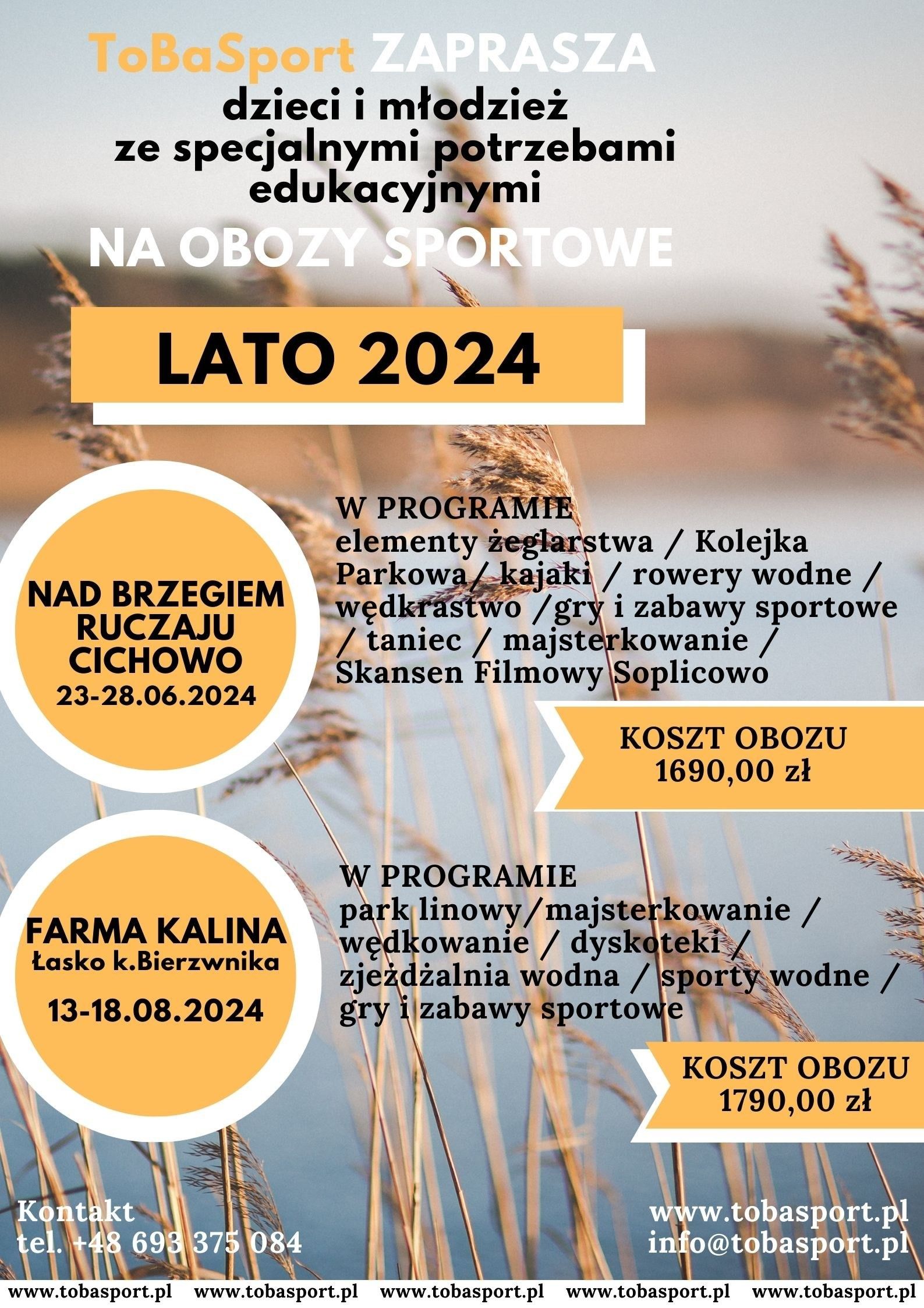 Obozy zimowe plakat